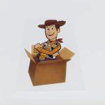 Custom Artwork Heat Transfer Printed Stickers Fabric Heat Transfer Tag