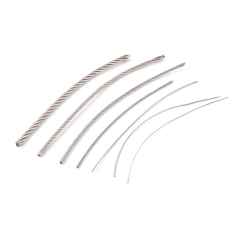 Stainless Steel Wire Cable 7x7 719 8mm 10mm 12mm 304 316 for Aircraft Standard AiSi Tolerance ±1% Rust Proof
