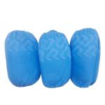 Non Skid Blue Disposable Shoe Covers , Disposable Surgical Shoe Covers