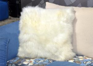 Wholesale 18*18 Inches Handmade Sheepskin Chair Seat Covers With Natural / Dyed Color from china suppliers