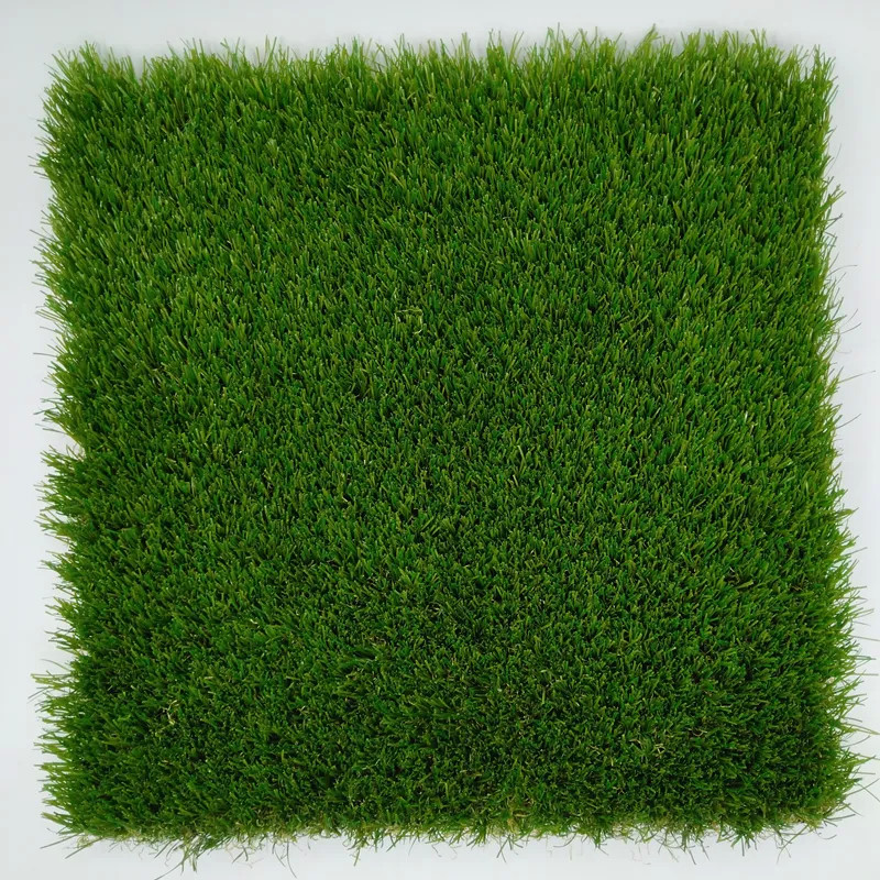 High Density PE Landscaping Artificial Grass Natural 3 / 8 '' 12500 Dtex