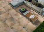 Antique Cement Look Porcelain Tile / 60x60cm R11 Anti Slip Balcony Floor Tile