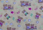 Polyester Warp Knitted Color Printing Mattress Quilting Fabric 225cm Width