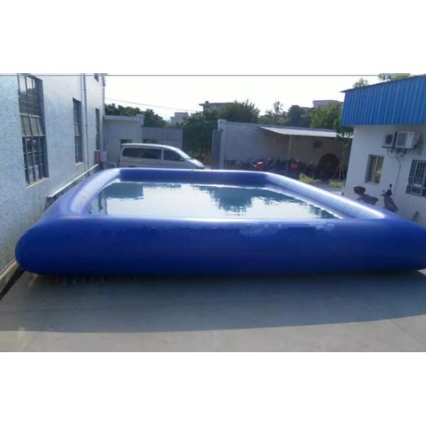 8M*6M Inflatable Swimming Pool With Fireproof PVC Tarpaulin For Family Swimming Pool Material