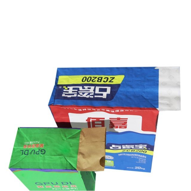 Cement Multiwall Valve Type Kraft Paper Sacks Customized