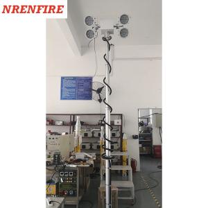 Wholesale 2.8m height roof mast light tower pneumatic telescopic mast vehicle roof mounted night scan foldable mast light tower from china suppliers