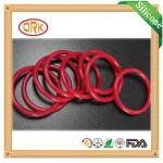 Red Acid Resistance Ageing Resistance EPDM Customized O Ring Shape For Chemical
