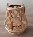 Hot Sale Led Lantern Indoor And Outdoor Decoration Natural Handmade Rattan Weave
