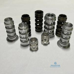 Wholesale CNC Machined Steel Hydraulic Valve Sleeve 40Cr 42CrMo 20CrMnTi SUJ2 Fluid Control Components from china suppliers