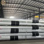 ASTM 633 12m Hot Dip Galvanized Metal Light Pole For Power Transmission