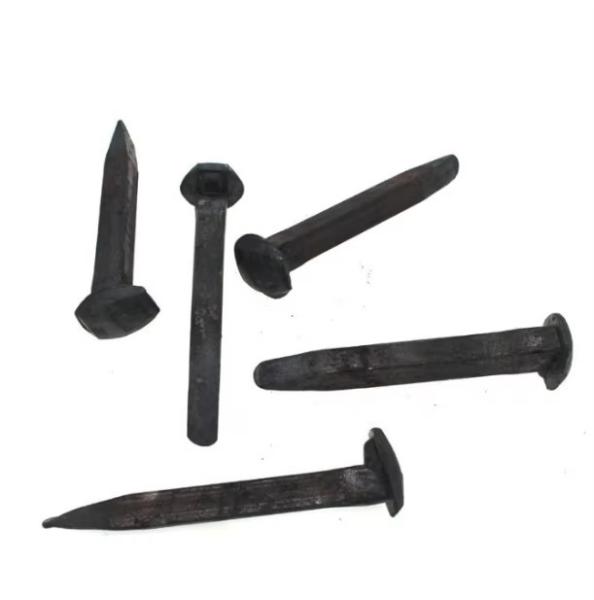 Q235 Steel Electro Galvanized Rail Spike High Performance Rail Fasteners For