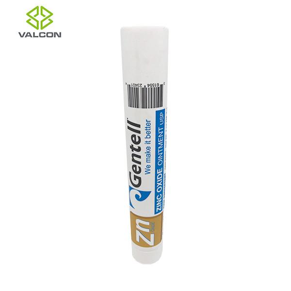 Customized Pharmaceutical Tube Packaging , White Screw Cap Plastic Ointment