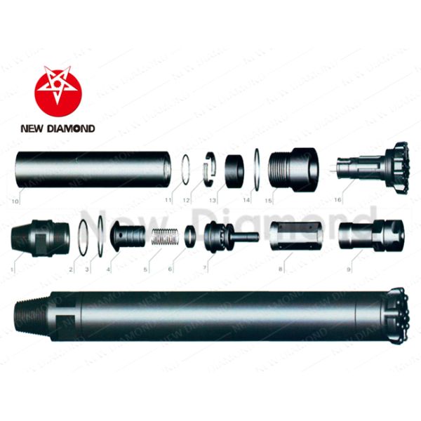 Professional Forging Down The Hole Hammer For Mining Tools , ISO Standard