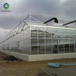 Wholesale Multi Span Polycarbonate Aluminium Greenhouse Agricultural Planting from china suppliers