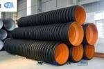 SN6 1800mm PE Double Walled Drain Pipe Flame Retardant High Strength