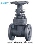 GOST Extended Stem Gate Valve Steel 20 Flanged Raised Face Gate Valve PN16 PN40