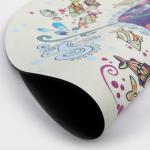 Outdoor exercise light weight natural rubber microfiber 4 mm suede yoga mat
