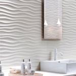 Villa Terrace Bathroom Toilet Balcony Porcelain Tiles 300x600mm Wave Model Matte