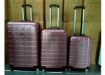 Colorful 3 Pcs Luggage Travel Set Bag ABS Trolley Suitcase With 4 Universal