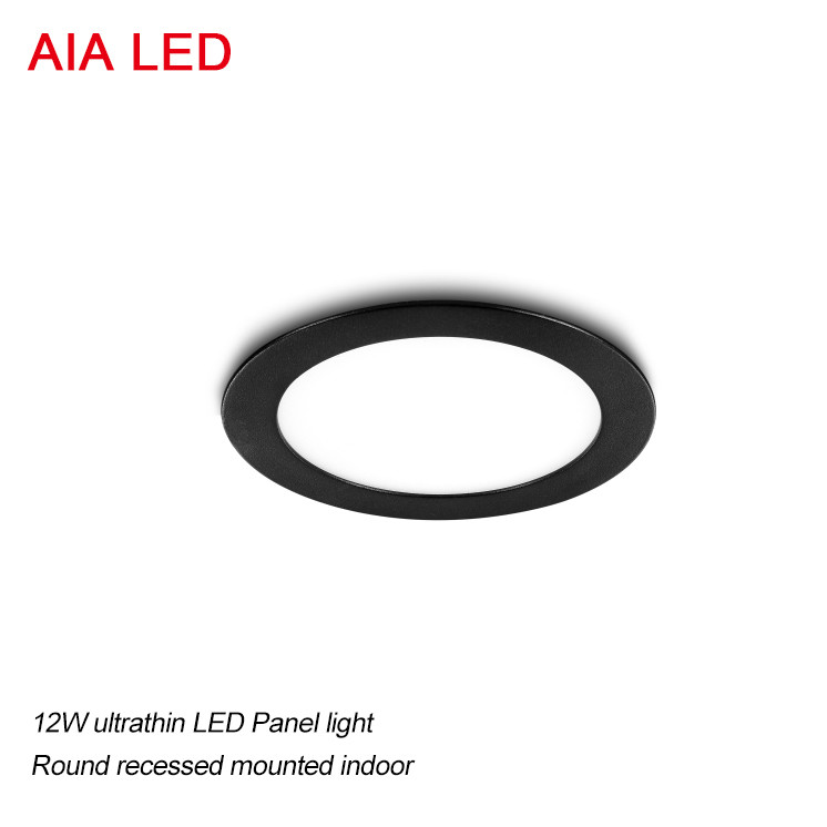 Recessed mounted inside square IP40 12W Ultrathin LED Panel light for living room decoration