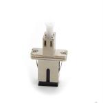 Metal Fiber Optic Adapter , SC Duplex Adapter For Telecommunication Networks