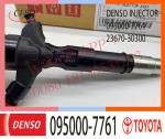 Diesel Common Rail Fuel Injector 23670-30300 095000-7761 For Toyota Hilux 2KD