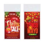 Hanging Double Sided LCD Window Display Advertising Screen 55 Inch 1920×1080