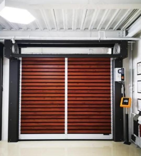 Industry Warehouse Rapid Insulated Aluminum Transparent High Speed Spiral Door