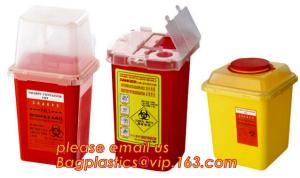 Wholesale sharpsguard yellow lid 1 ltr sharps, sharps disposal container 1quart wall mounted medical for hospital and clinic from china suppliers