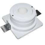 Square Gypsum Housing Trimless LED Downlights 160x160mm