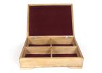 Cosmetics Packaging Wooden Storage Box , Handmade Natural Solid Wood Gift Box