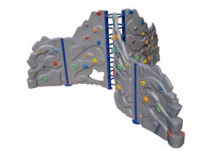 Wholesale OEM Service Plastic Outdoor Climbing Frames Custom Design For 3 - 15 Years Old from china suppliers