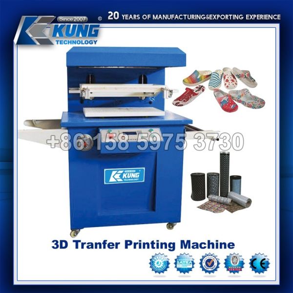 1.3KW 3D Plastic Molding Machine , Semi Automatic 3D Transfer Printer Machine