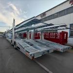 CIMC Factory Direct Quality Stainless Steel 2 Axle 8-9 Load Car Transport Semi