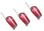 Hard Shell 2 Wheel Trolley Luggage , Lightweight Hard Suitcases On Wheels