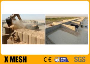China Erosion Resistant Hesco Flood Defensive Barrier Multi Cellular System Blast Wall on sale