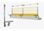 Powder Coated Fall Prevention Edge Protection Barriers Fence Security Q235