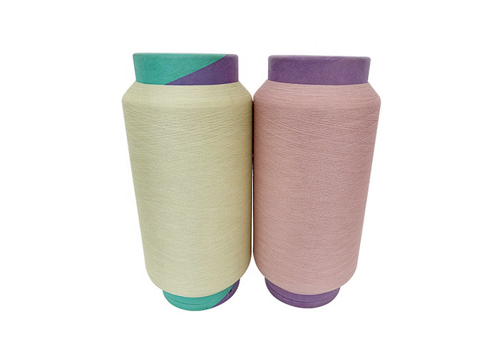 Multi Color Textile Polyester Yarn , Black Fdy DTY Polyester Yarn Low Elongation