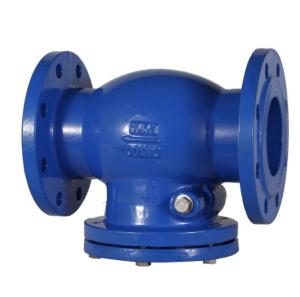 Wholesale DI Construction Flanged Ball Check Valve Axial Disc Applications Pumping stations from china suppliers