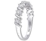 7Pcs 3mm Round Brilliant Cut Real Genuine Diamond Moissanite Engagement Ring