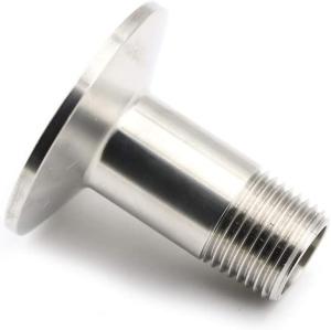Wholesale Sanitary Female Threaded Equal Pipe Fitting to 2 INCH OD 64mm Ferrule for Industrial from china suppliers