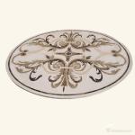 Customized Marble Natural Stone Floor Medallions For Home / Hotel Decoration