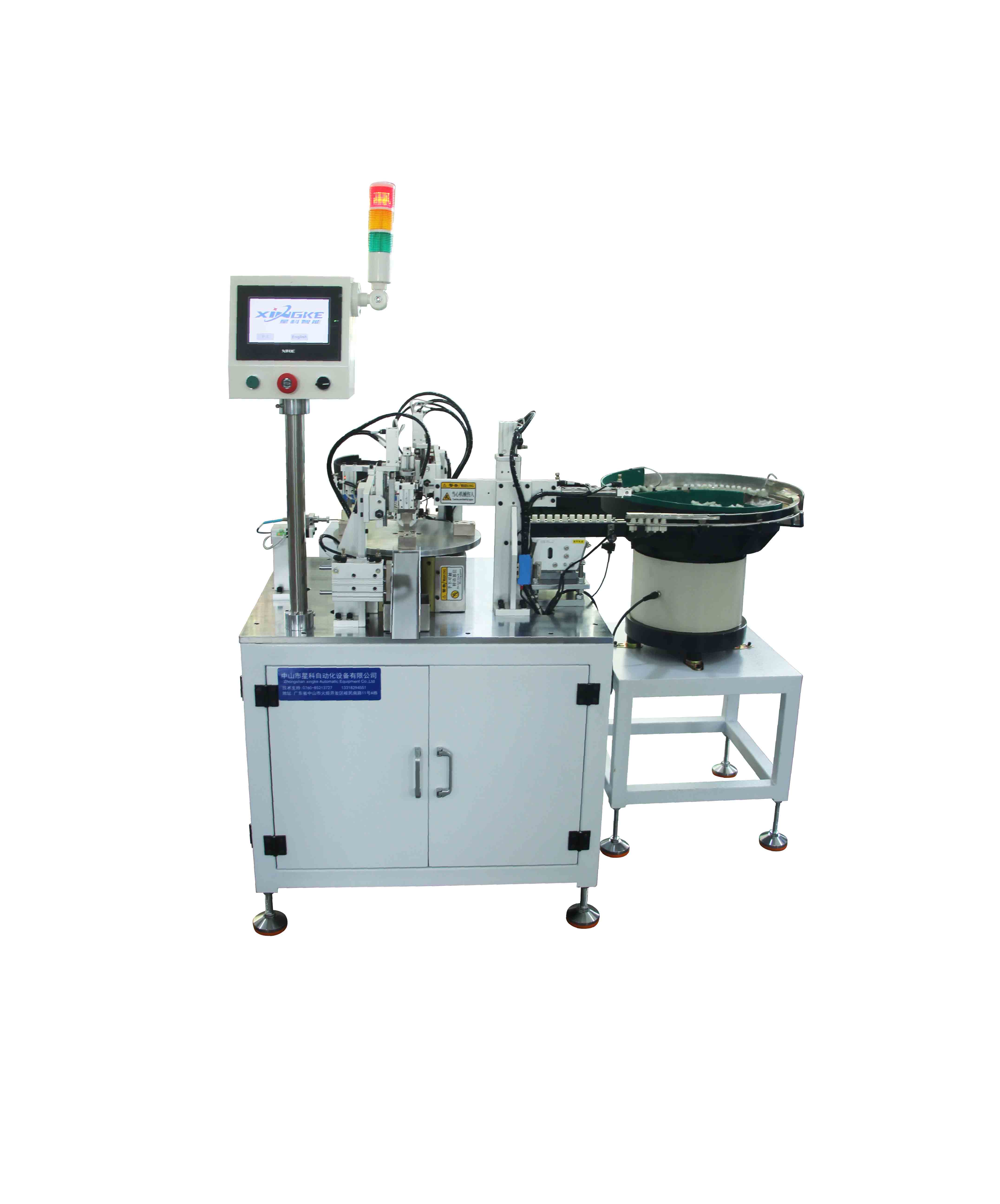 High Precision Equipment Plastic Accessories Short Valve Element Assembly Machine