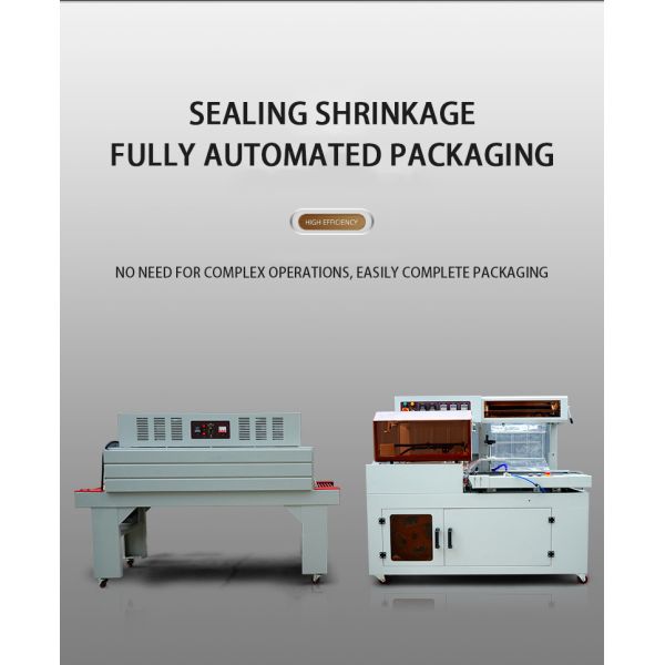 Compact L Shape Shrink Wrap Packaging Machine Voltage 380V 440V
