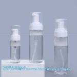 Wholesale 80ml Hand Wash Bottles Clear Cosmetic Plastic Pet Foam Pump SPRAYER