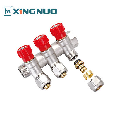 Male And Female Brass Manifold Water / Brass Pressure Regulator With Guaranteed Leak Proof Performance