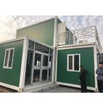 2 Story Prefab Shopping Coffee Shop Mobile Modular Shipping Container House