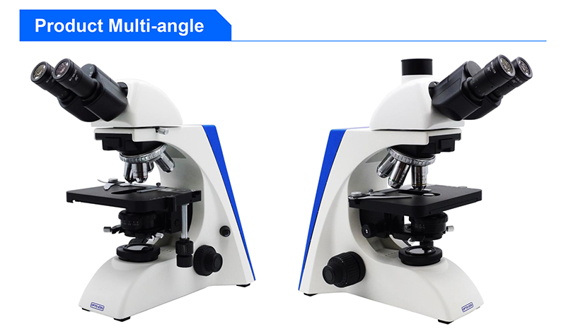 Mechanical Trinocualr Laboratory Metal Microscope Double Layer LED OPTO-EDU A12.2602 400X