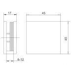 Glass Door Casting Stainless Steel Glass Brackets Secure Shower Room Accessories