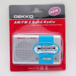 2 AA Batteries Fm Radio Mini Pocket Compact Convenient small gift